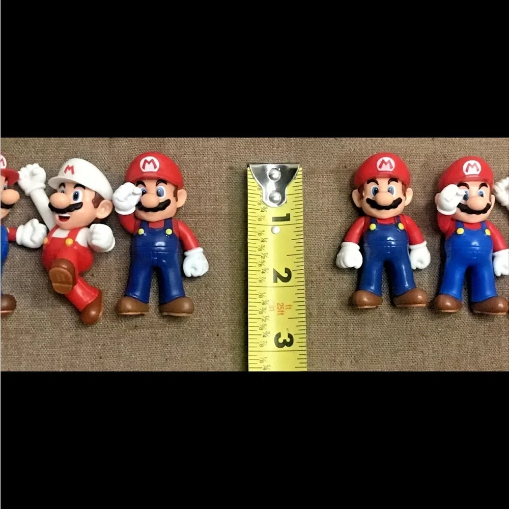 Lot of 12 Jakks Super Mario Figures: Ice, Tanooki, Propeller, Fire, Mario & More